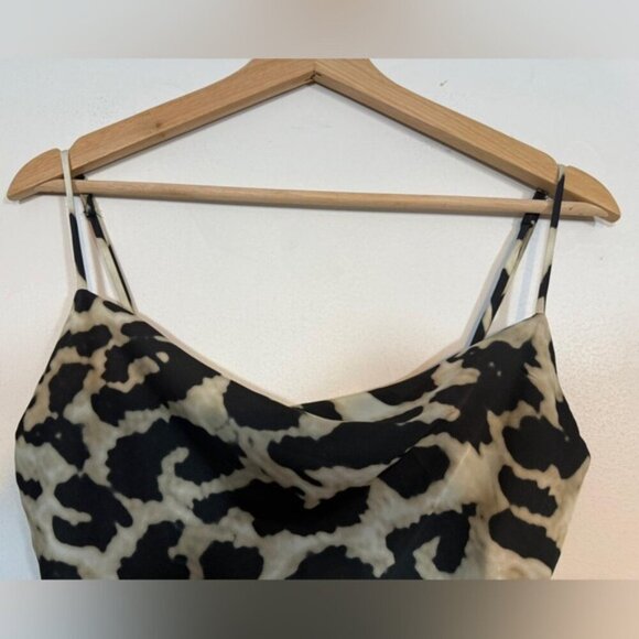 Fashion Nova Leopard Print Maxi Slip Dress – Size XS - Picture 3 of 12